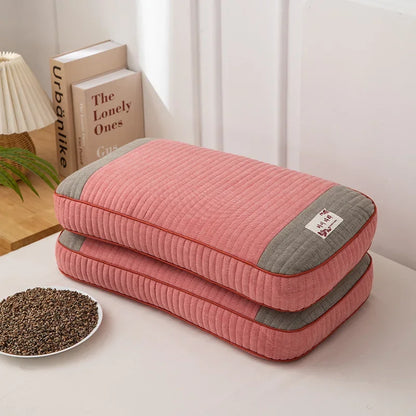 Sobakawa Traditional Buckwheat Standard Size Pillow Organic Cotton with Natural Technology for Cool Sleep Bed Sleep Pillow