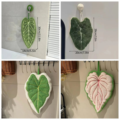 Creative Hand Towel Handkerchief Kitchen Towels Super Absorbent Towel Hanging Cleaning Cloth Bathroom Kitchen Accessories 손수건