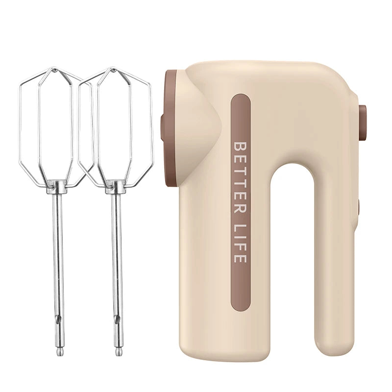 MI Cordless Electric Hand Mixer 5 Speed With Two Detachable Whisks For Kitchen Baking