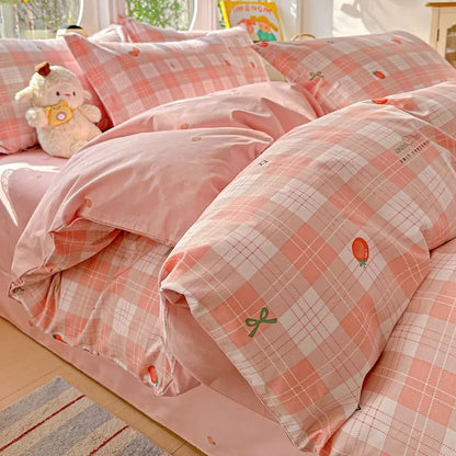 100% Cotton Bedding Set Duvet Cover Set,Quilt Cover Pillowsham, Wrinkle Free Machine Washable, All Season Comfort 240x220