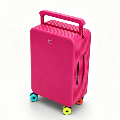 Multi-color Dopamine Fashion Suitcase Zipperless Travel Suitcase