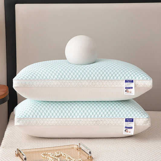 New SP Pillow, Comfortable 3D High Pillow with Summer Cool Fabric, Bedding Pillow Core, Machine Washable, Wholesale and Retail