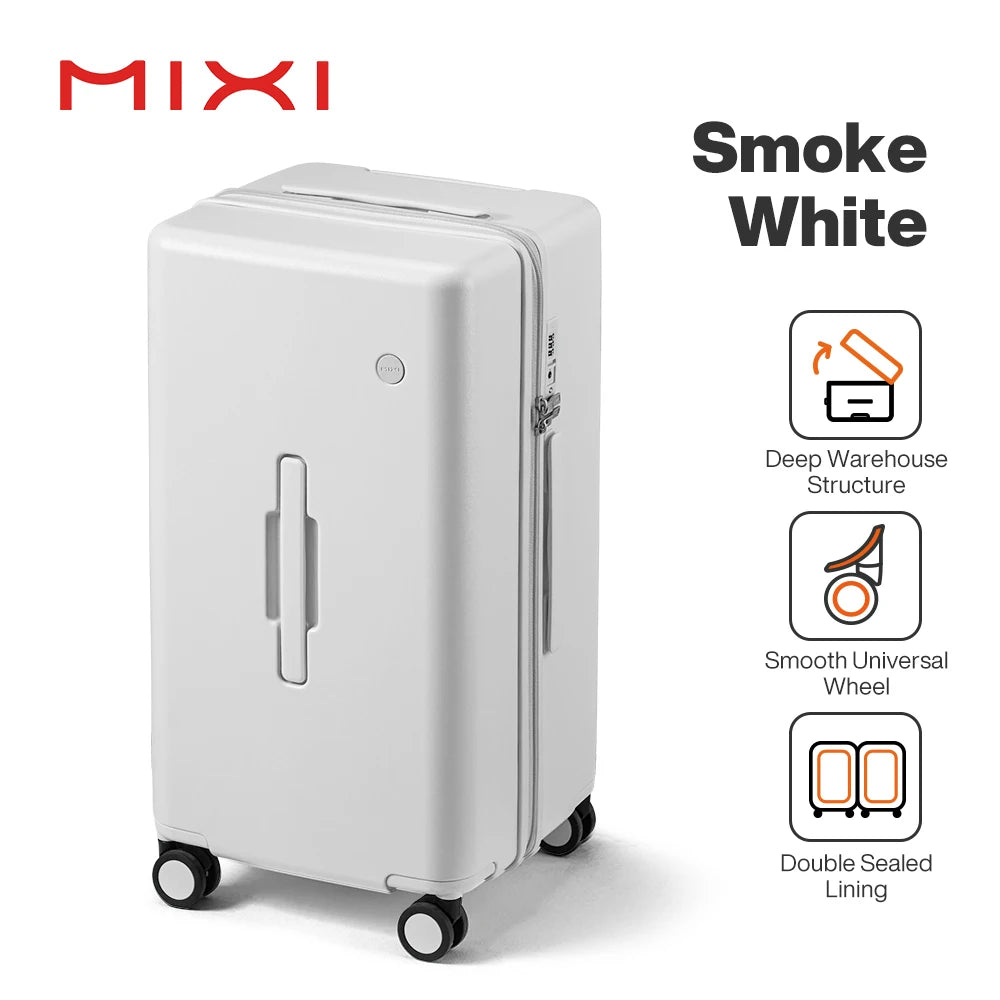 Mixi Large-Capacity Suitcase 24 26nch Checked in Rolling Wheels PC Luggage TSA Lock Trolley Case Travel Suitcases Trunk M9301