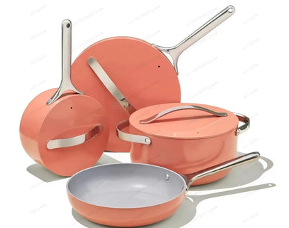 4-Piece Cookware Set, Stockpots 24cm/4.1L, 28cm/6.3L, 18cm/1.9L, 28cm/4L, Kitchen Starter Pots & Pans