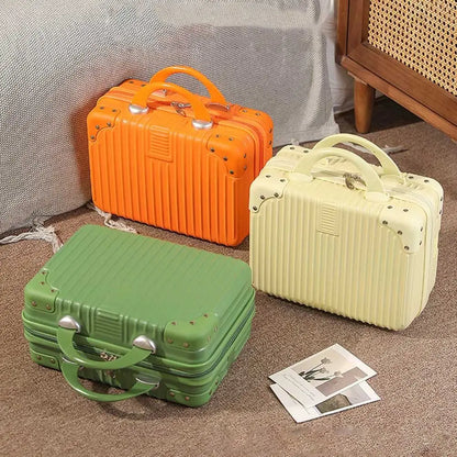 Hot Sales 14 inch Travel Suitcase Mini Hand Makeup Case Luggage Travel Cosmetic Box For Women