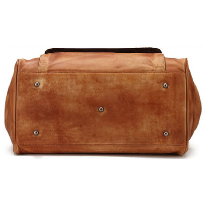 Vintage 100% Genuine Leather Duffel Bag Travel Luggage Bag Doctor Overnight Bag Designer Shoulder Messenger Bag Tote Handbag
