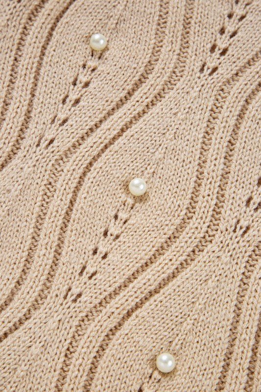 Abigail Lace Patchwork Sleeve Sweater - Blu Lotus Boutique