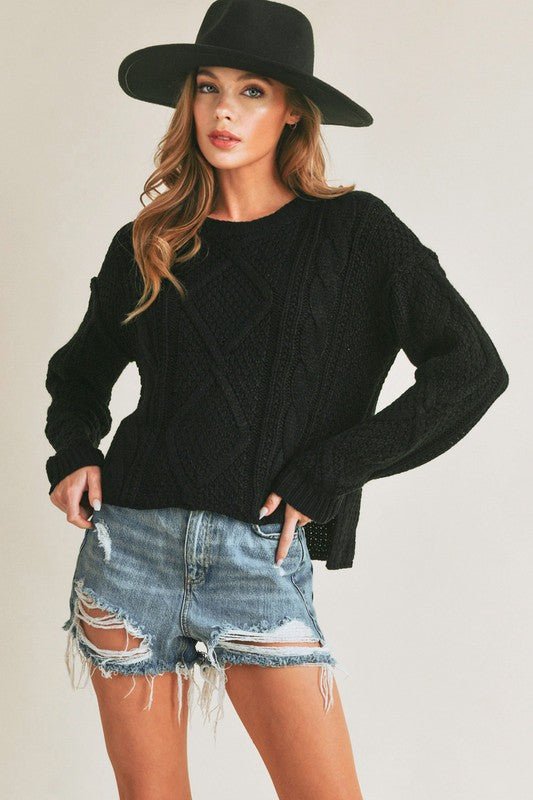 Adela Sweater - Blu Lotus Boutique