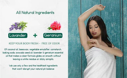 All Natural, Plastic - Free Deodorants. 3oz. - Blu Lotus Boutique