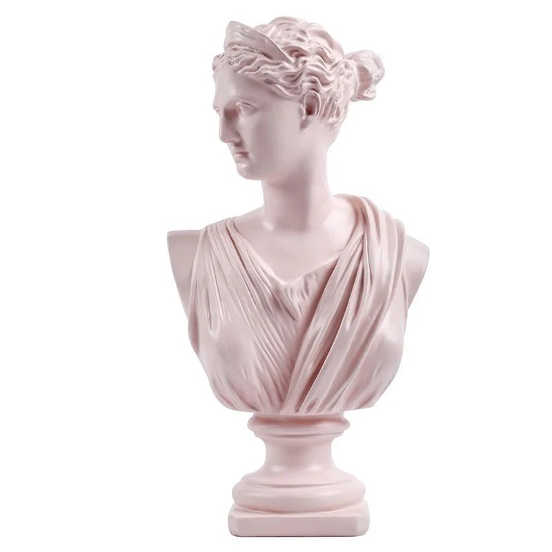 Ancient Greece European Resin David Venus Head Statuees Decoration Home Livingroom Goddess Sculpture Figurin Office Desktop - Blu Lotus Boutique