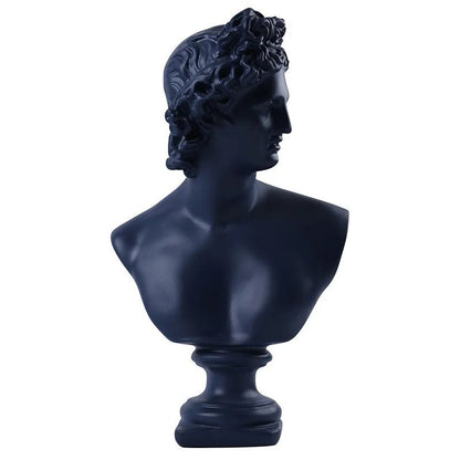 Ancient Greece European Resin David Venus Head Statuees Decoration Home Livingroom Goddess Sculpture Figurin Office Desktop - Blu Lotus Boutique