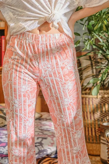 And The Why Wrinkle - Free Strectch Bell Bottom Flare Pants - Blu Lotus Boutique