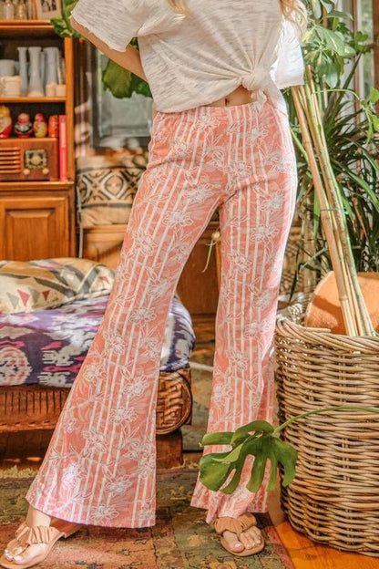 And The Why Wrinkle - Free Strectch Bell Bottom Flare Pants - Blu Lotus Boutique