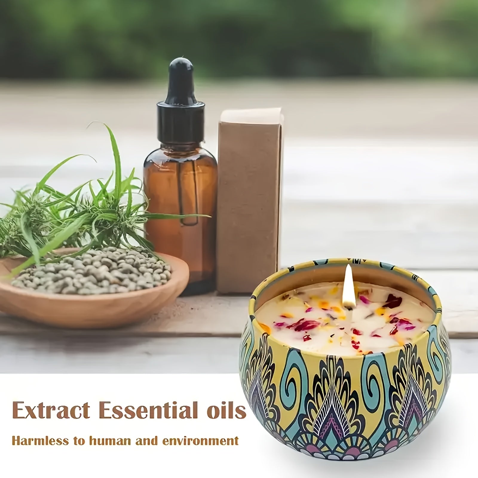 Aromatherapy Bliss 4 Natural Soy Wax Scented Candle Gift Set - Blu Lotus Boutique