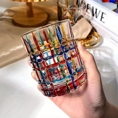 Artistic HandPainted Tumblers Vibrant Glassware Set - Blu Lotus Boutique