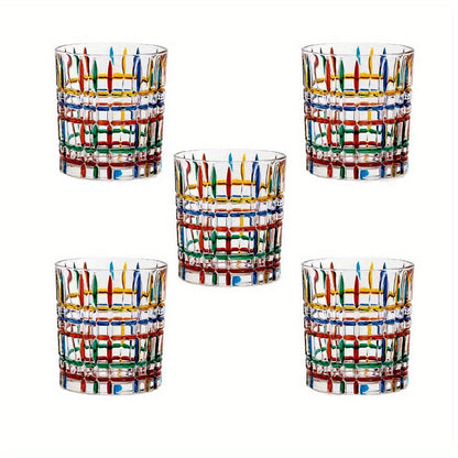 Artistic HandPainted Tumblers Vibrant Glassware Set - Blu Lotus Boutique