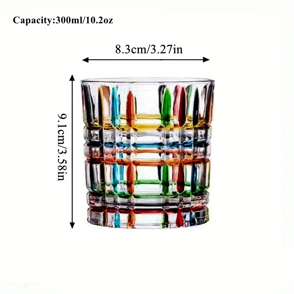 Artistic HandPainted Tumblers Vibrant Glassware Set - Blu Lotus Boutique