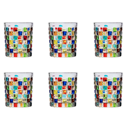 Artistic HandPainted Tumblers Vibrant Glassware Set - Blu Lotus Boutique