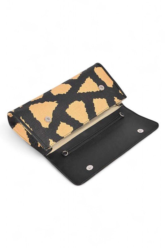 Artsy Printed Wristlet Clutch - Blu Lotus Boutique