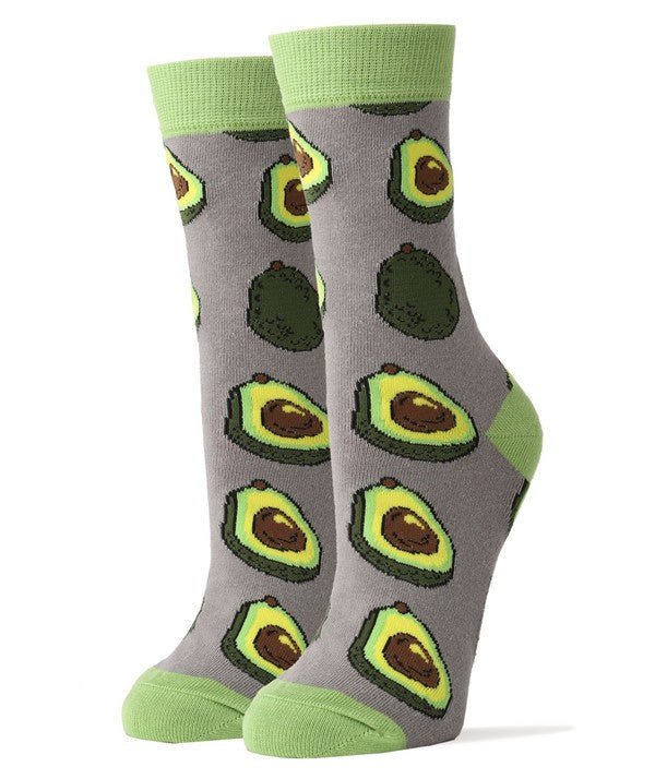 Avocado Life - Women's Funny Crew Socks - Blu Lotus Boutique