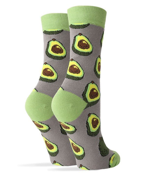 Avocado Life - Women's Funny Crew Socks - Blu Lotus Boutique