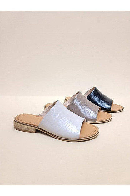 LEVI-SLIDE SANDALS - Blu Lotus Boutique