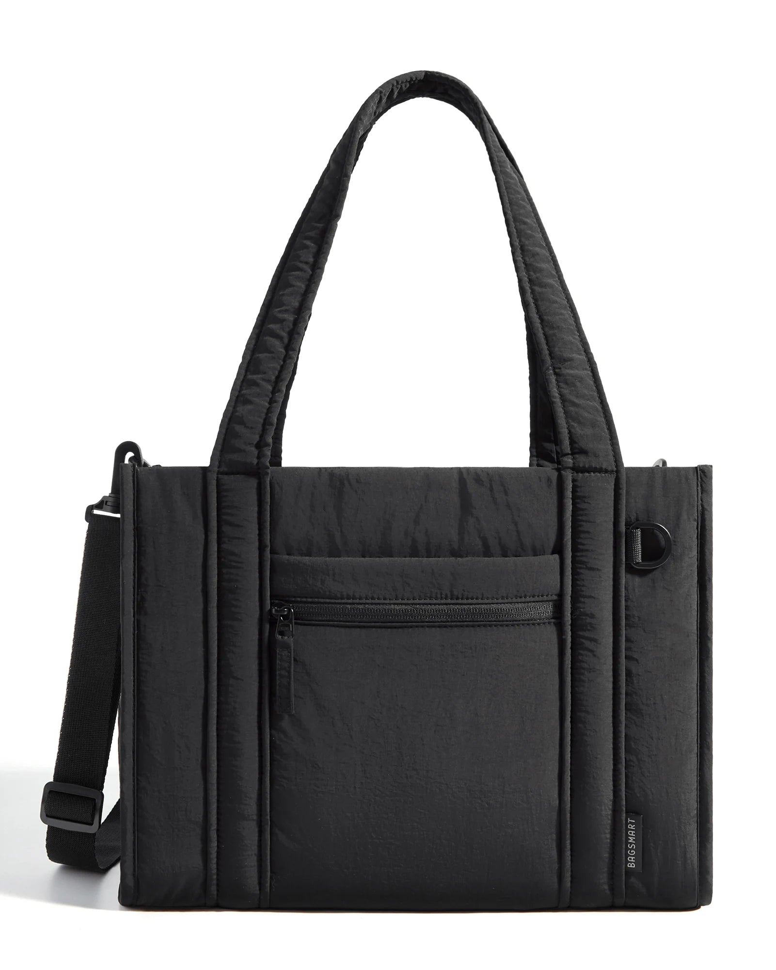 BAGSMART Women Tote Bag for Travel Work College Large Capacity Casual Commuting Crossbody Bag Lightweight Handbag with Zipper - Blu Lotus Boutique