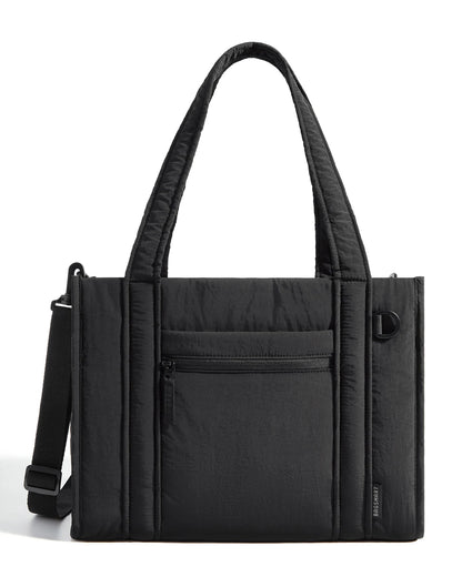 BAGSMART Women Tote Bag for Travel Work College Large Capacity Casual Commuting Crossbody Bag Lightweight Handbag with Zipper - Blu Lotus Boutique