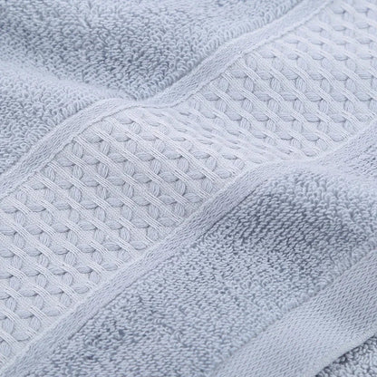 Bath Towel Washcloth Cotton Towel Solid Color Soft Absorbent Towels Multipurpose Use For Hotel Bathroom - Blu Lotus Boutique