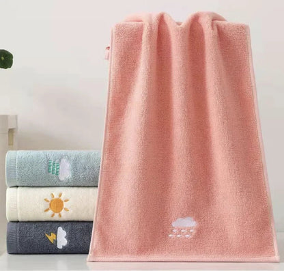 Bathroom Hand Towels Set of 4, Hand Towel Soft Cotton Towel Highly Absorbent Hand Towel, Hand Towels for Bath, Hand, Face, Gym a - Blu Lotus Boutique