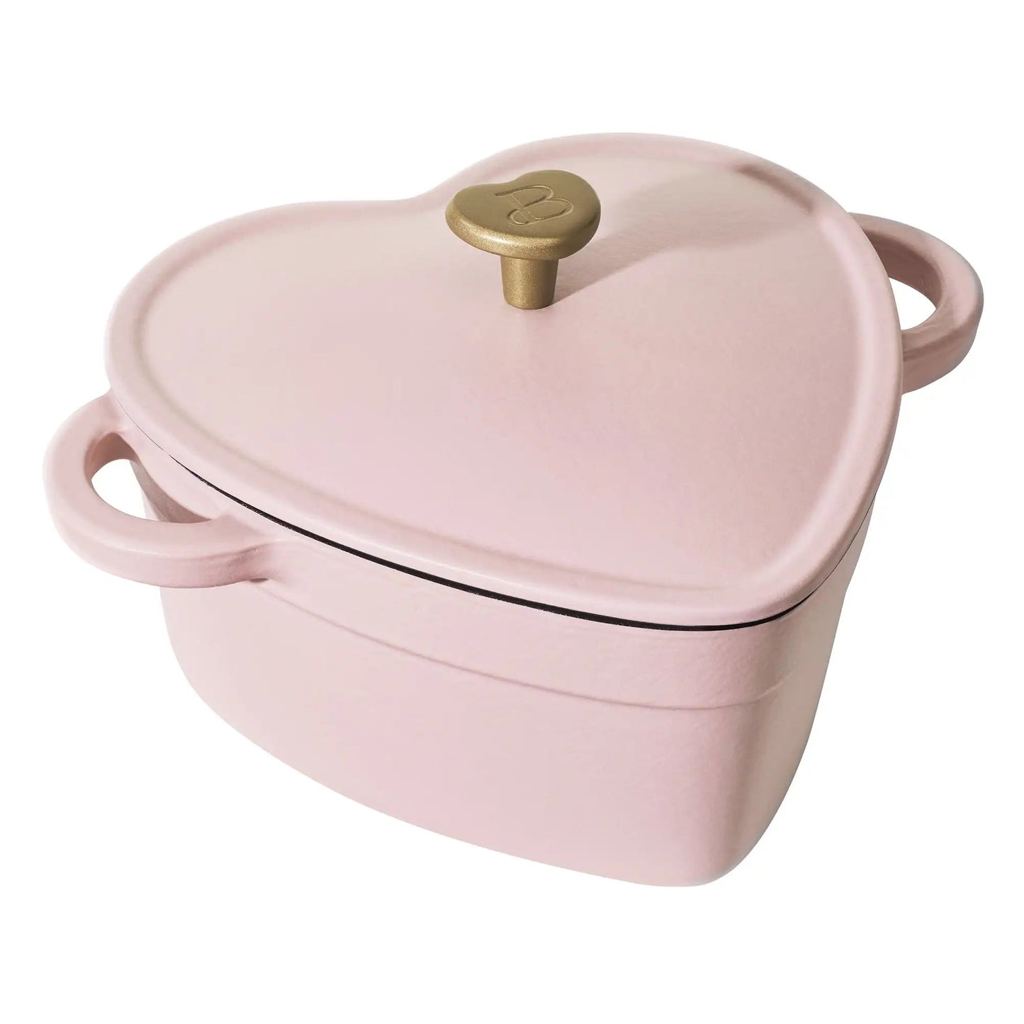 Beautiful by Drew Barrymore 2qt Heart Cast Iron Dutch Oven, Black Sesame - Blu Lotus Boutique