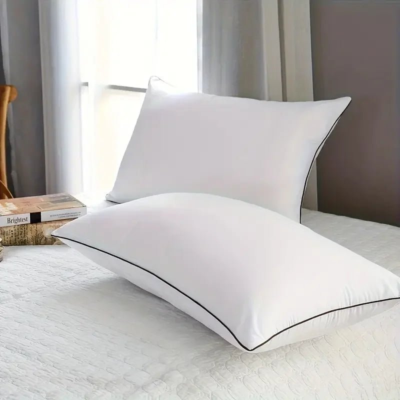 Bed Pillows Set of 2, Cooling and Supportive Full Pillow 2 Pack for Side and Back Sleepers,Hotel Collection Sleeping Pillows - Blu Lotus Boutique