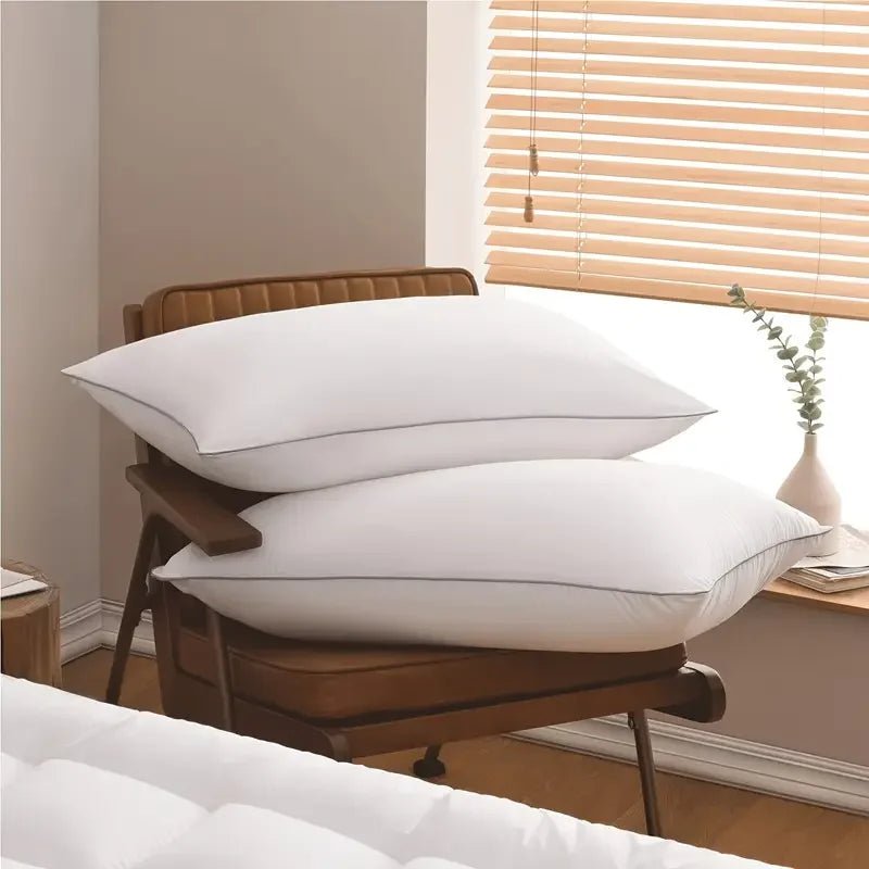 Bed Pillows Set of 2, Cooling and Supportive Full Pillow 2 Pack for Side and Back Sleepers,Hotel Collection Sleeping Pillows - Blu Lotus Boutique