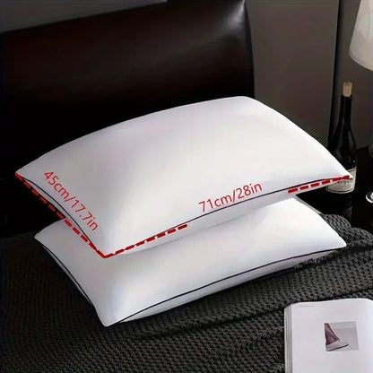 Bed Pillows Set of 2, Cooling and Supportive Full Pillow 2 Pack for Side and Back Sleepers,Hotel Collection Sleeping Pillows - Blu Lotus Boutique