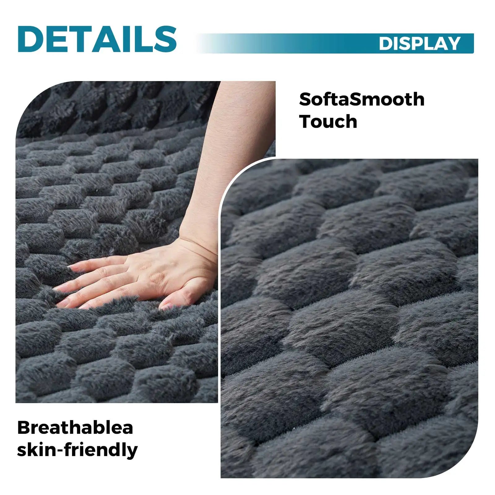 Big Bean Bag Chair with Filling Included - Large Memory Foam Sofa for Adults and Teens, Soft Couch for Living Room Bedroom - Blu Lotus Boutique