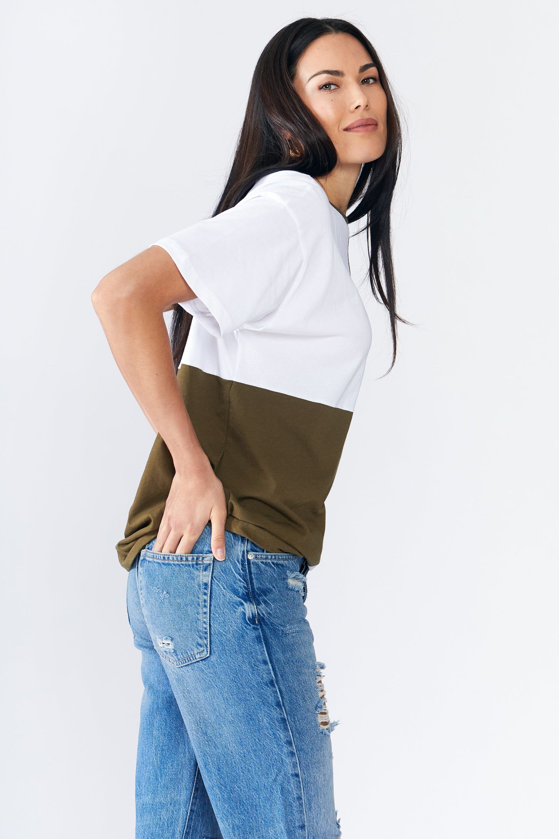 Billie Boyfriend Tee - Blu Lotus Boutique