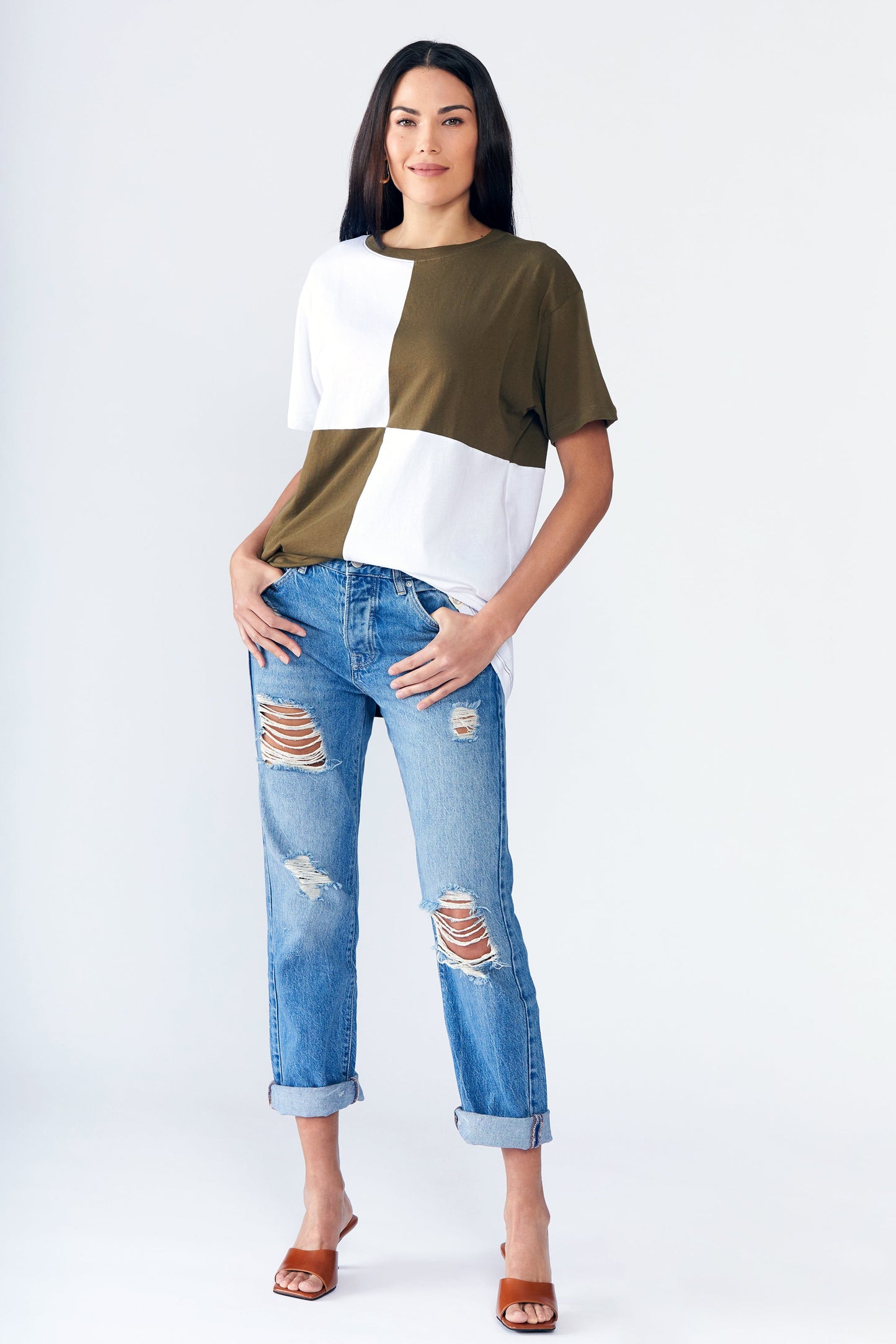 Billie Boyfriend Tee - Blu Lotus Boutique