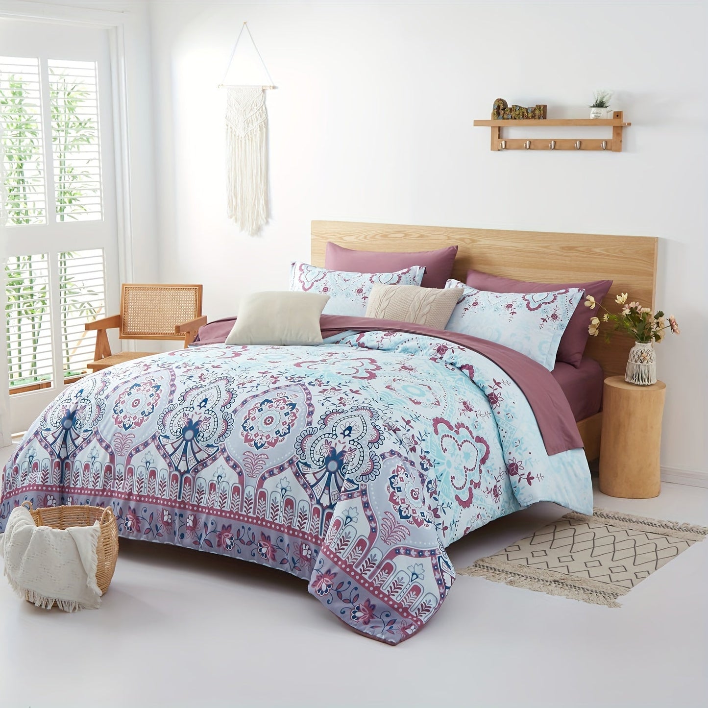 Bohemian Bedding Set Cozy Microfiber for All Seasons - Blu Lotus Boutique