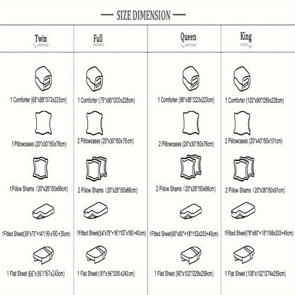 Bohemian Bedding Set Cozy Microfiber for All Seasons - Blu Lotus Boutique