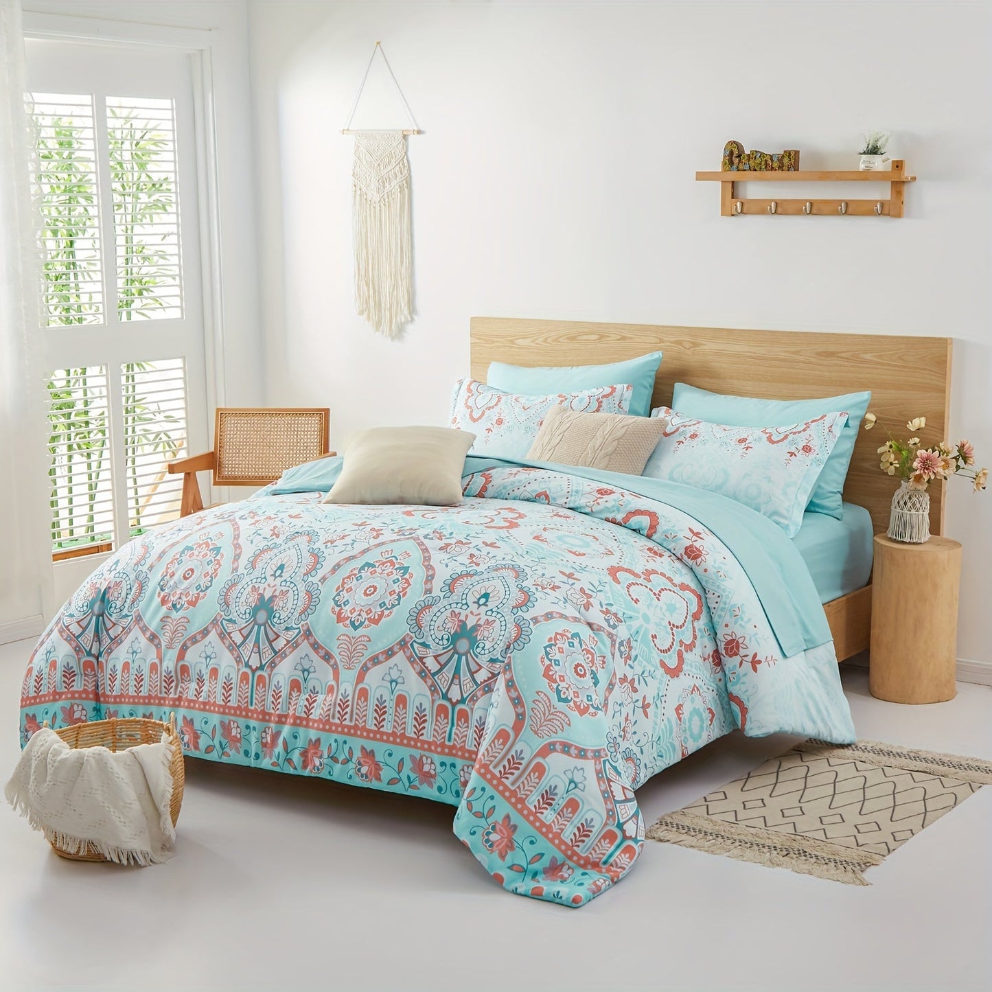 Bohemian Bedding Set Cozy Microfiber for All Seasons - Blu Lotus Boutique