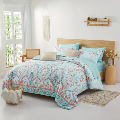 Bohemian Bedding Set Cozy Microfiber for All Seasons - Blu Lotus Boutique