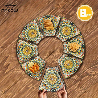 Bohemian Ceramic Plates Lunar New Year Gathering Essentials - Blu Lotus Boutique