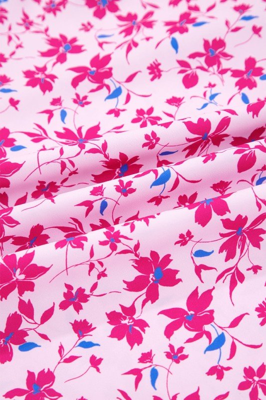 Boho Floral Patchwork Bubble Sleeve Blouse - Blu Lotus Boutique