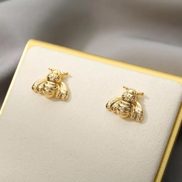 Bumble Bee Stud Earrings - Blu Lotus Boutique