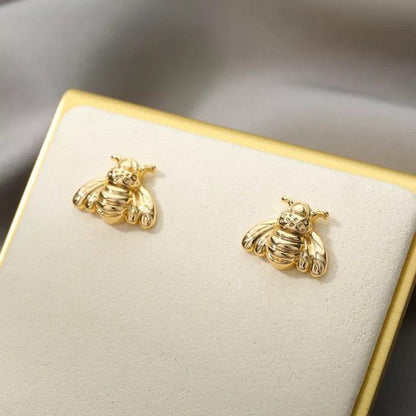 Bumble Bee Stud Earrings - Blu Lotus Boutique