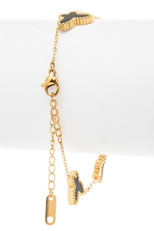 Butterfly Stainless Steel Bracelet - Blu Lotus Boutique