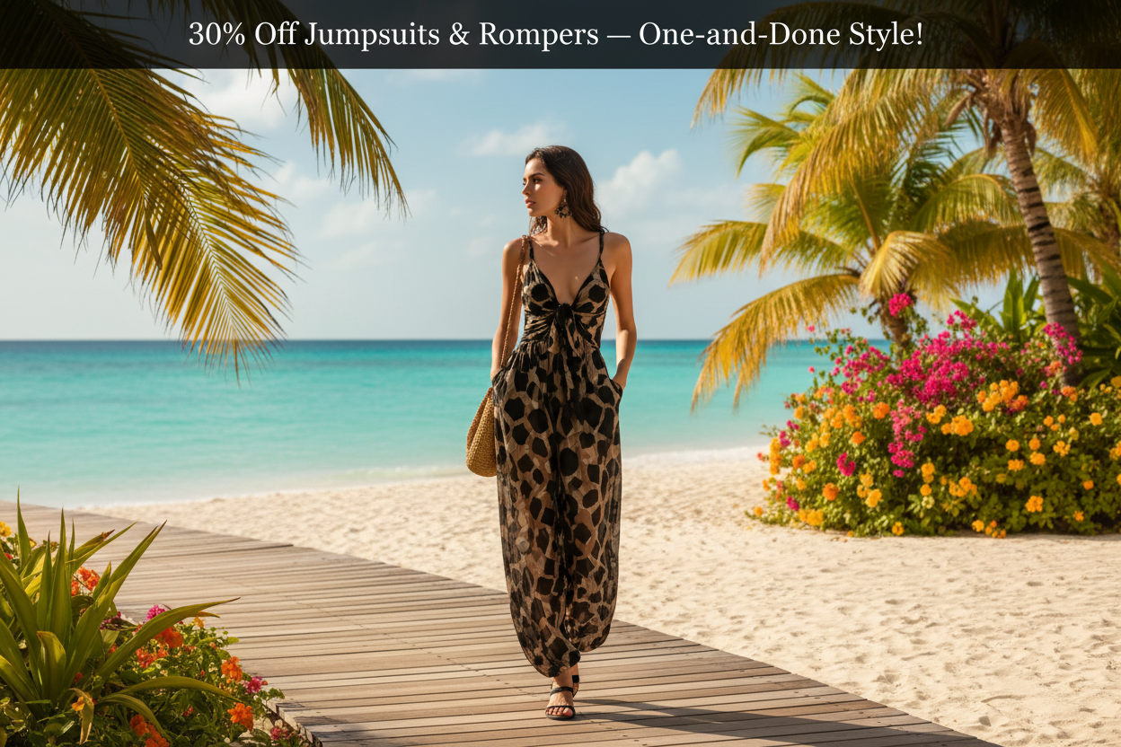 Caribbean Jumpsuit Promo Banner