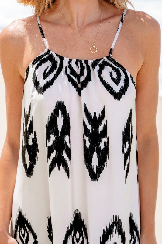 Carmen Western Aztec Sundress - Blu Lotus Boutique