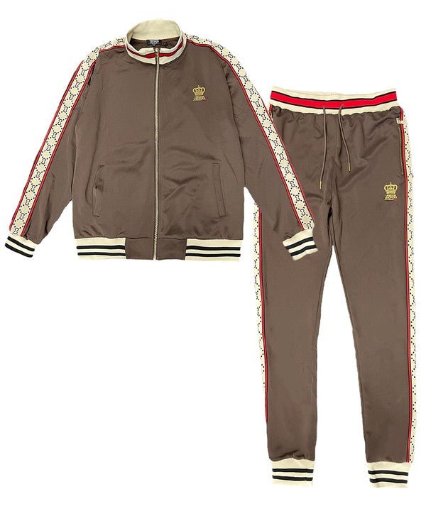 CC Logo Track Jacket and Pant Set - Blu Lotus Boutique