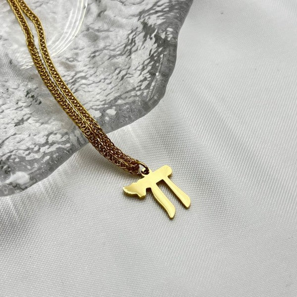 Chai Pendant Necklace - Blu Lotus Boutique